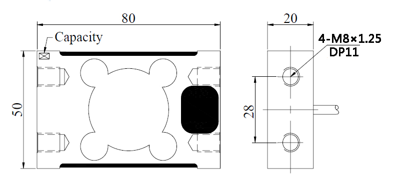 TQ-L18平行梁稱重傳感器